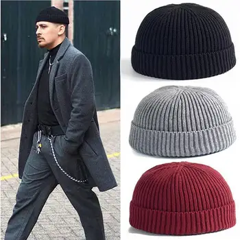  Jesensko-zimski šešir od dinje, šešir homeowner, ulica moderna muška i ženska šešir u stilu hip-hop, topla i kratka mornarska hladna šešir