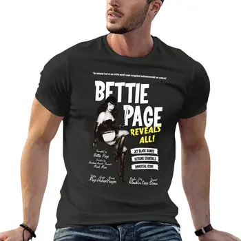  Betty Page Pokazuje Plakat Оверсайз Majica Moderna Muška Odjeća Kratkih Rukava Uličnu Odjeću Veličine Majice T-Shirt