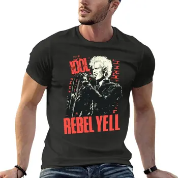  Billy Idol Rebel Yell Tour Oversize Majica Personalizirane Muška Odjeća Od 100% Pamuka Uličnu Odjeću Veličine Top Majica